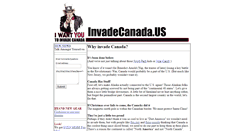 Desktop Screenshot of invadecanada.us