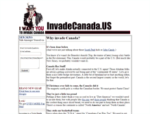 Tablet Screenshot of invadecanada.us